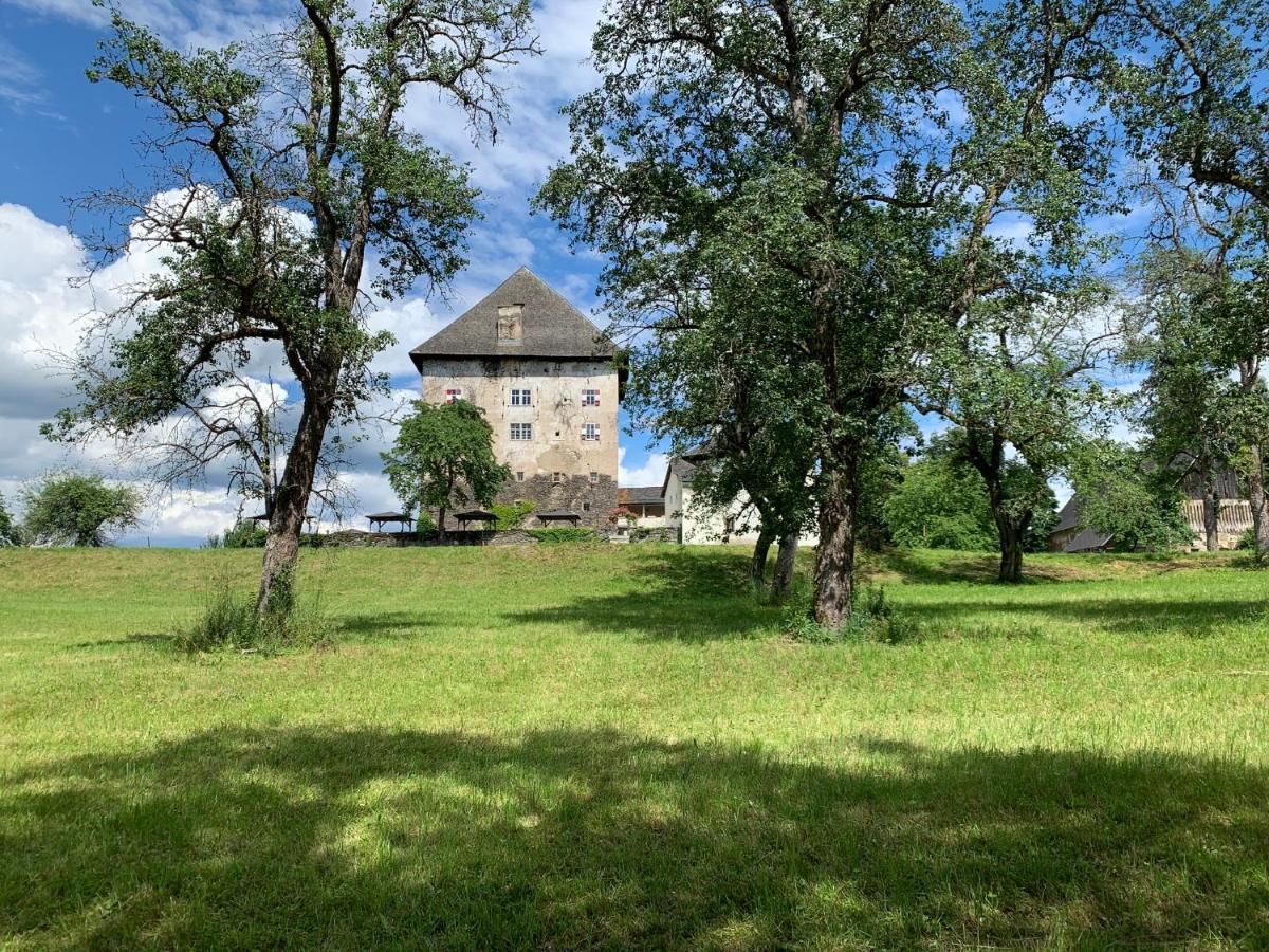 Schloss Moosburg Gaestehaus Buitenkant foto