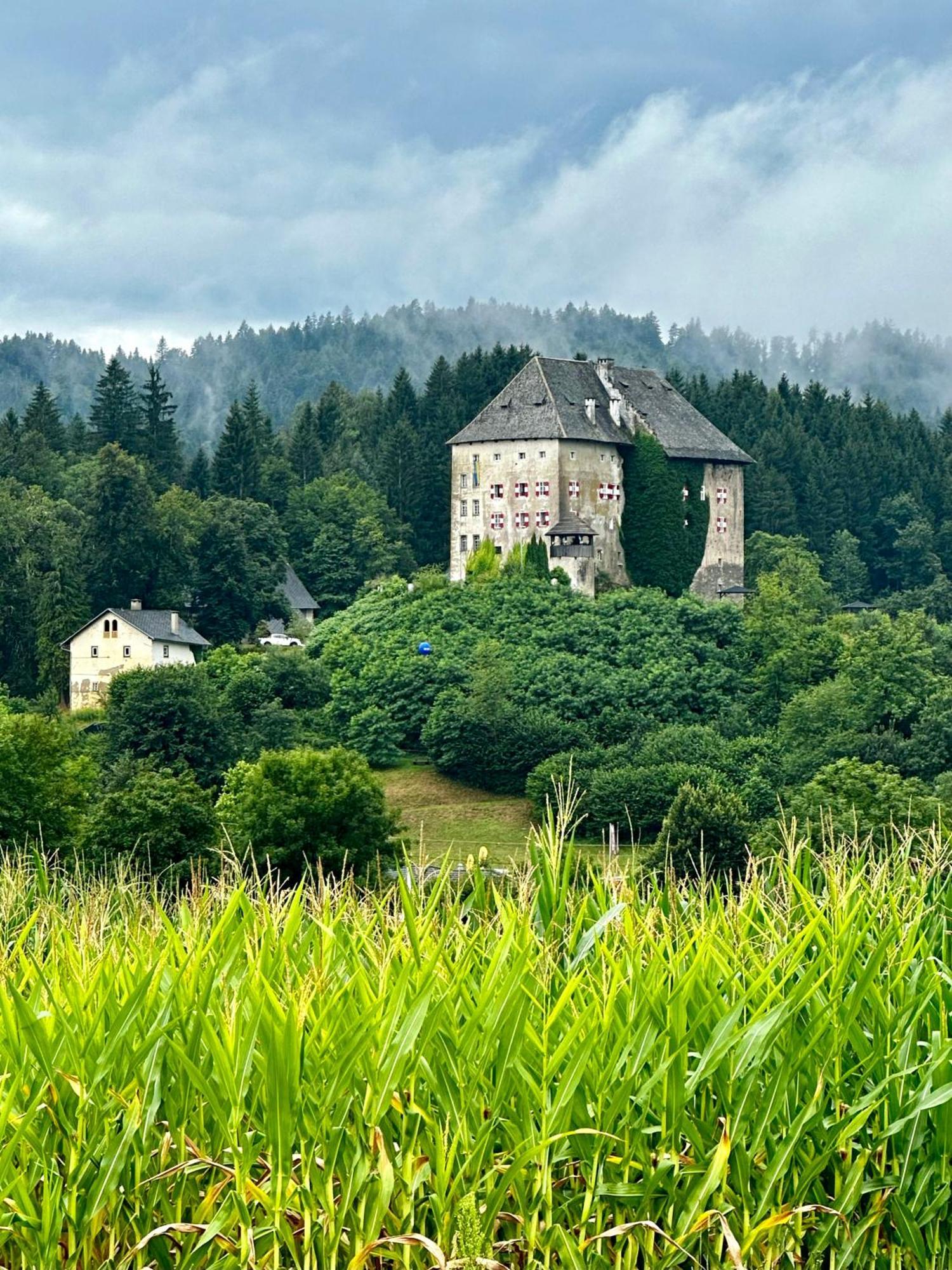 Schloss Moosburg Gaestehaus Buitenkant foto